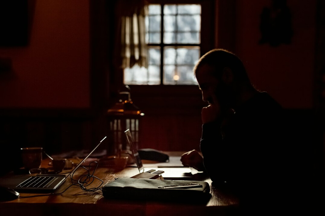 writer at desk